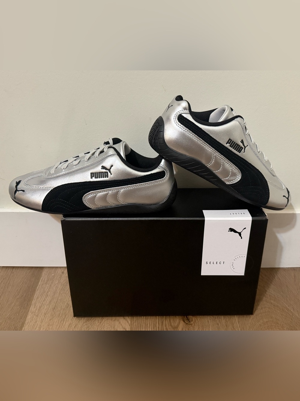 ✨ Puma Speedcat Metallic Silver ✨